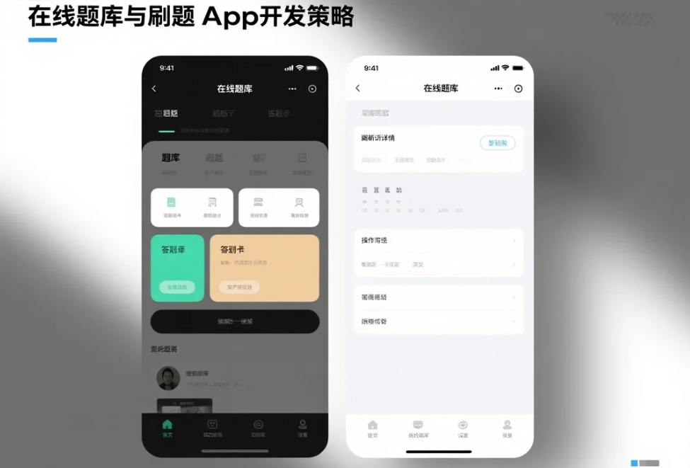 在線題庫(kù)與刷題App開發(fā)策略!
