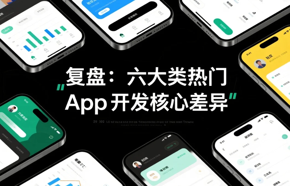 復(fù)盤:六大類熱門App開發(fā)核心差異!